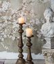 A & B Home Antiqued Bronze Alastair Triumph Candle Holder-5