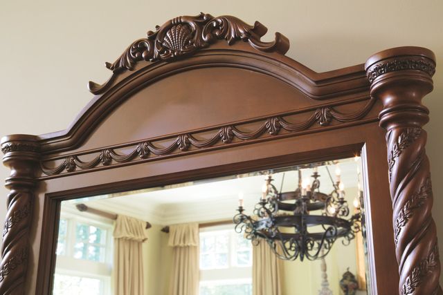 Millennium® By Ashley® North Shore Dark Brown Bedroom Mirror-2