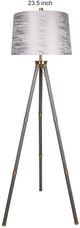 Classy Living Luxe Tripod Elegance Greige Floor Lamp-0