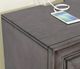 Furniture of America® Brandt Gray Nightstand-2