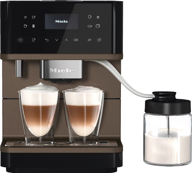 Miele CM 6360 MilkPerfection Obsidian Black Bronze Pearl Countertop Coffee Maker-1