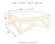 Signature Design by Ashley® Haroflyn Gray Square Coffee Table-2
