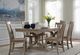 John Thomas Furniture® Cosmopolitan Taupe Gray Trestle Dining Table with Extension Leaves-2