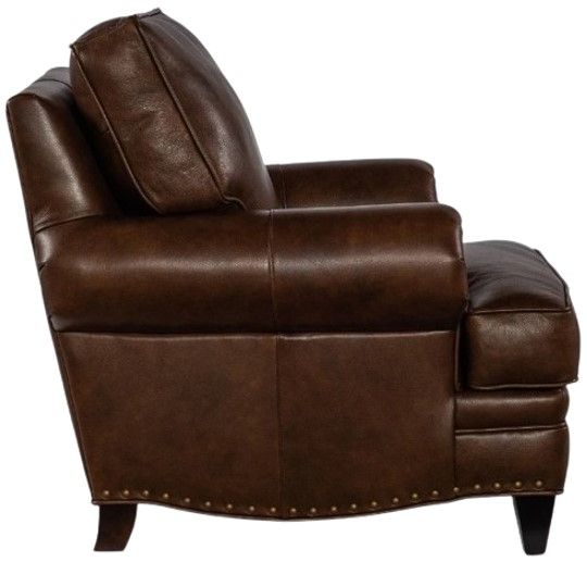 Bradington-Young Carrado Cognac 8-Way Tie Stationary Chair-2