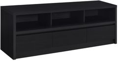 Coaster® Rutland Black 3-Drawer TV Stand Media Console