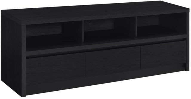 Coaster® Rutland Black 3-Drawer TV Stand Media Console-0