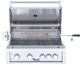 Heat 4-Burner Stainless Steel Built In Natural Gas Grill-2