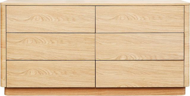 Moe's Home Collection Round Off Light Oak Brown Dresser-2