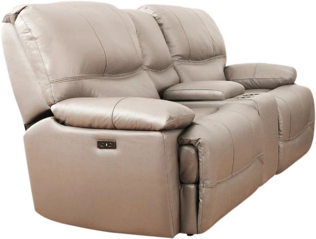 American Wholesale Furniture Colt Taupe Power Reclining Loveseat-0