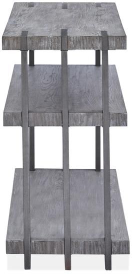 Magnussen Home® Eldridge Weathered Gravel Sofa Table-3