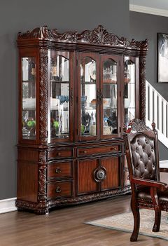 Furniture of America® Canyonville Brown Cherry Hutch and Buffet