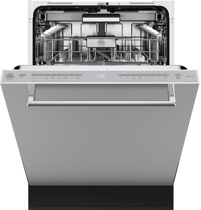 Bertazzoni 24" Stainless Steel Top Control Built-In Dishwasher-0