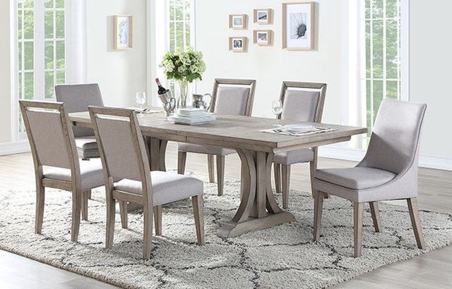 Winners Only® Xena Gray Upholstered Dining Chair-1