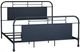 Liberty Furniture Vintage Navy King Metal Rod Bed-0