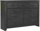 Signature Design by Ashley® Brinxton 4-Piece Charcoal Queen/Full Panel Headboard Bedroom Set-2