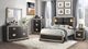 Global Furniture USA Blake Black/Gold Queen Panel Bed-2