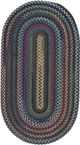 Capel Rugs Yorktowne Navy 23" x 9' Oval Runner Rug-0