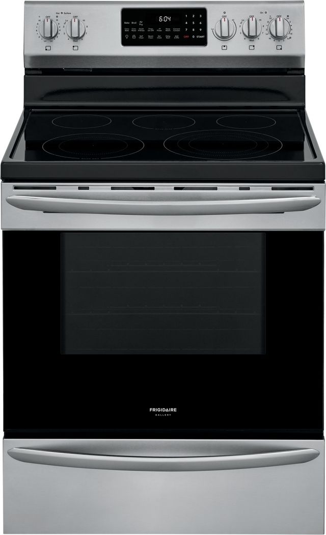 Frigidaire Gallery® 30" Stainless Steel Freestanding Electric Range with Air Fry-0
