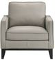 New Classic® Home Furnishings Aaron Leather Mist Gray Chair-2