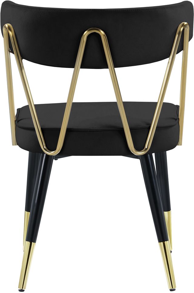 Meridian Furniture Rheingold Black Velvet Dining Chair-3