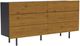EQ3 Reclaimed Teak Charcoal Double Dresser-1