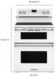 KitchenAid® 30" White Freestanding Electric Range-2