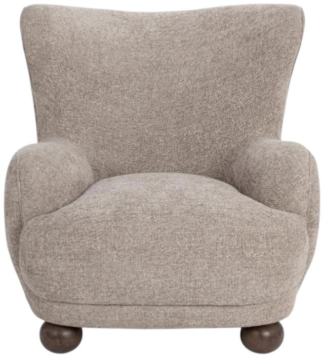 Classic Home Penelope Mushroom Taupe Accent Chair-2