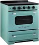 Unique Appliances Classic Retro 30" Ocean Mist Turquoise Slide-In Induction Range-3
