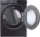 Samsung Fingerprint Resistant Black Stainless Steel Front Load Laundry Pair-2