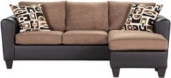 Hughes Furniture® Journey Chocolate Chaise Sofa