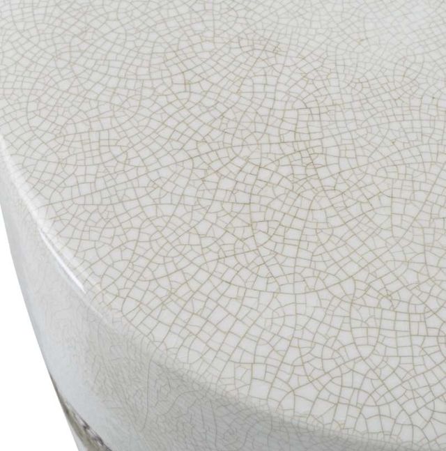 Uttermost® Comanche White Ceramic Outdoor Garden Stool-4