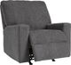 Signature Design by Ashley® Rannis Pewter Recliner-4