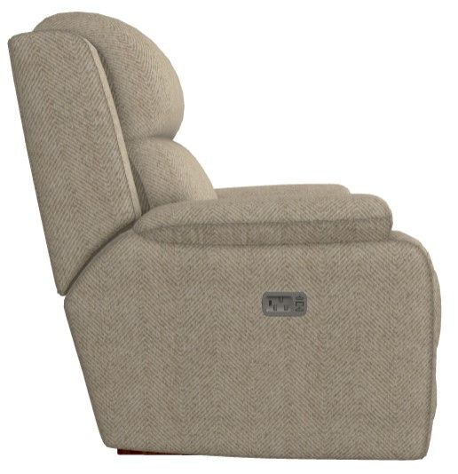 La-Z-Boy® Dorian Oatmeal Power Rocking Recliner with Headrest-2