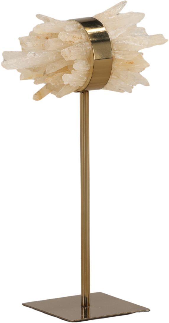 Dovetail Furniture Norbert Antique Brass/Natural Large Sculpture-0