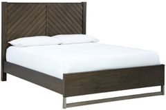 Ashley® Arkenton Grayish Brown Queen Panel Bed