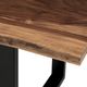 Crestview Collection Fletcher Brown Dining Table with Black Base-3