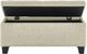 Worldwide Homefurnishings Inc. Lila Beige Rectangular Storage Ottoman Bench -3