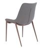 Zuo® Modern Magnus Slate Gray/Walnut Dining Side Chair-4