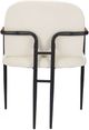 Zuo® Modern Sibu 2-Piece Black/Cream Dining Arm Chair Set-4