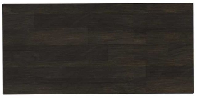 International Furniture Direct Dark Mezquite Black Dining Table-4