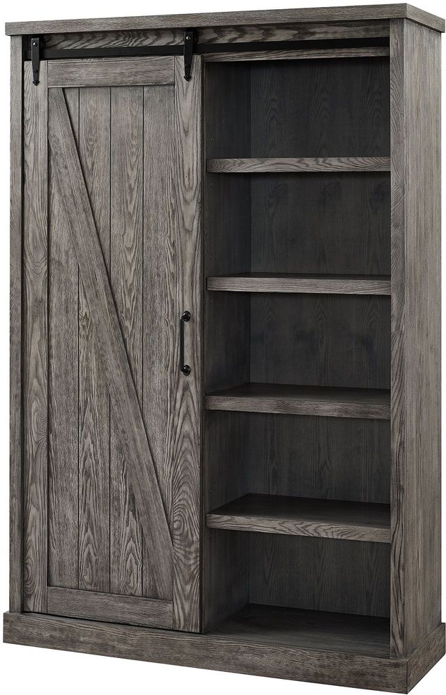 Martin Furniture Avondale Gray Bookcase-1