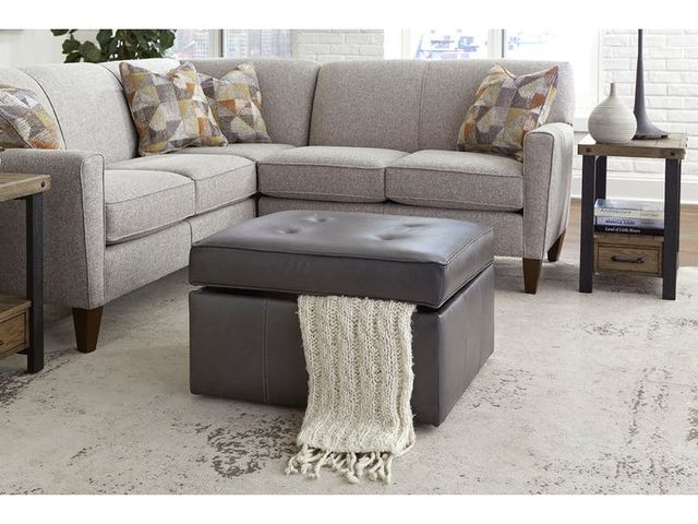 High-quality storage ottoman in a modern living room