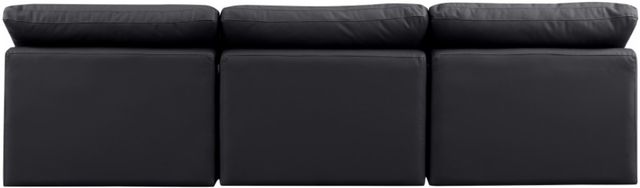 Meridian Furniture Indulge 3-Piece Black Sofa-3