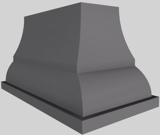 Vent-A-Hood® Designer Series 54" Gunsmoke Island Range Hood-4