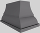Vent-A-Hood® Designer Series 54" Gunsmoke Island Range Hood-4