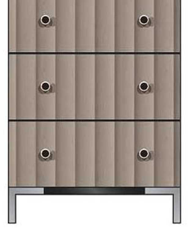 Country View Woodworking Customizable American Modern 24" 5-Drawer Chest-1