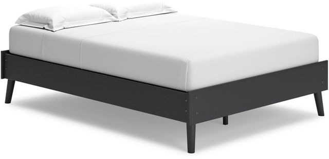 Signature Design by Ashley® Charlang Black Full Platform Bed-0