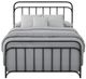 Bernards Shelby Black Full Metal Rod Bed-2