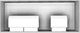 Vent-A-Hood® 54" White Contemporary Wall Mounted Range Hood-3