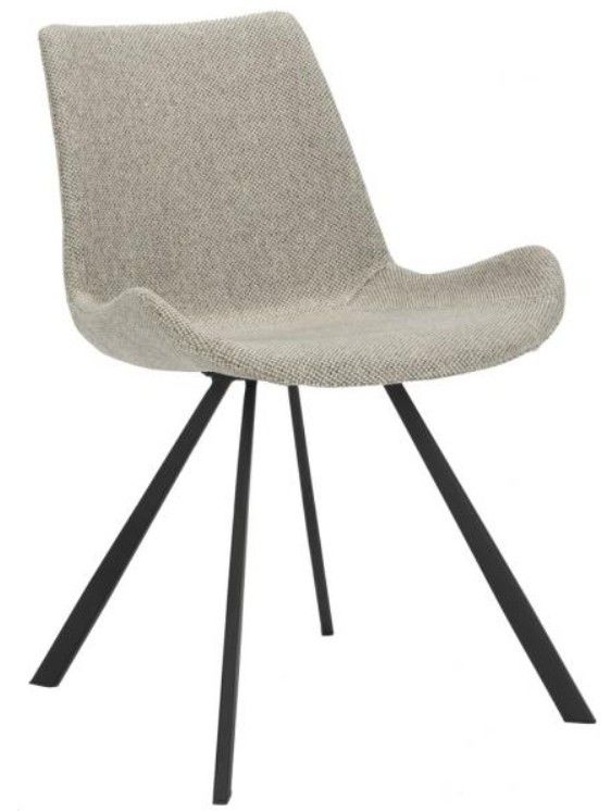 Safavieh Terra 2-Piece Black/Light Gray Dining Side Chair Set-1
